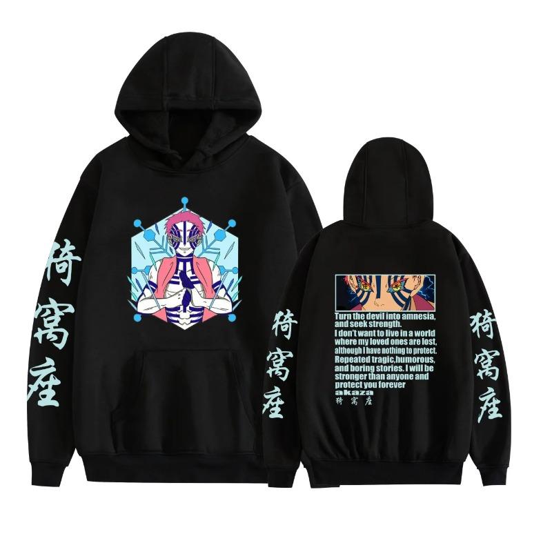 Fosskos Ренгоку Кёджуро Осень Толстовка Свитшот Косплей Костюм Свитер Пуловер Нэдзуко С Капюшоном Унисекс Аниме