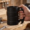 Industrial Style Tire Ceramic Water Cup Large Capacity Funny Coffee Cup Unique Decorative Tea Milk Mug Coffee Drinking