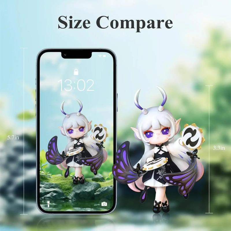 Original Robotime Rolife Suri Peach Blossom Nine Elves Series Blind Box Action Figure Toys Children Gifts Desktop Toys