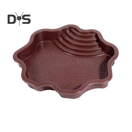 Бассейн для купания рептилий, большая кормушка для черепах, миска для воды с пандусом, аквариумное украшение для ящерицы, геккона, змеи, черепахи, бородатой агамы