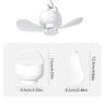 USB Rechargeable Hanging Fan Light LED Light Ceiling Lamp Wireless Ceiling Fan Light  Home Use