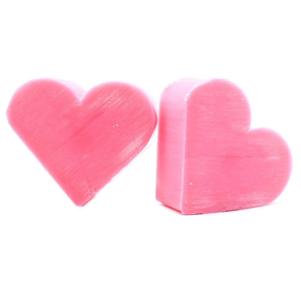 Guest Soaps Heart Shaped Wild Rose 10 Pack