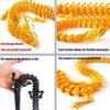 Потрясающе Реалистичная Кристальная Фигурка Дракона Подарки 3D Печатный Дракон - Подвижная и Позируемая Игрушка для Украшения Автомобиля