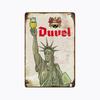 [Mike86] duvel belgium bier metall zinn zeichen wand plakette retro wein plakat malerei pub dekoration LTA-2032 20*30 cm