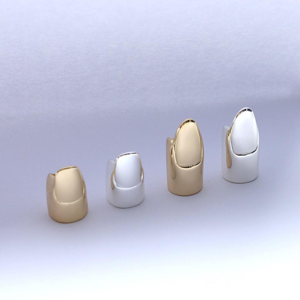 Набор из 5 модных колец для ногтей, косплей-украшения для ногтей, сплавная текстура, подходит для любителей косплея и посетителей вечеринок