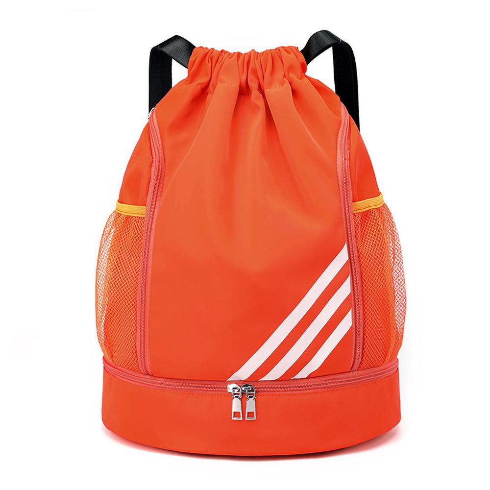 Outdoor Sports Balls Backpack Drawstring Bag Portable Oxford Cloth Basketball Football Organizing