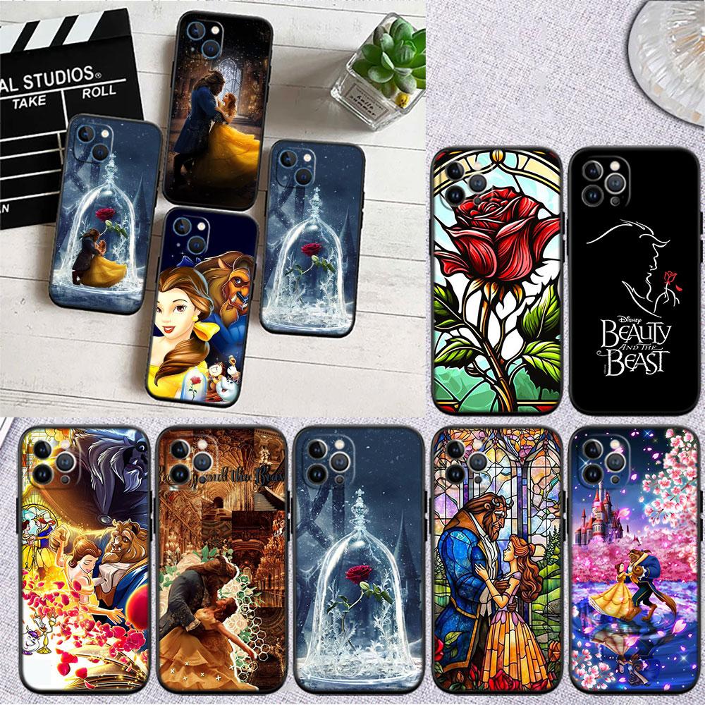 CJ18 Beauty and the Beast Soft Shell Phone Case for Samsung Galaxy S20 S21 S22 Ultra FE + Plus A21S A22 A24 A25 A26 A30 A30S A31