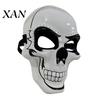 Sturdy Halloween Party Mask Skull Face Mask, PVC Ghost Head Prop for Party, Lightweight Cosplay Masquerade Costume Haunted House Creepy