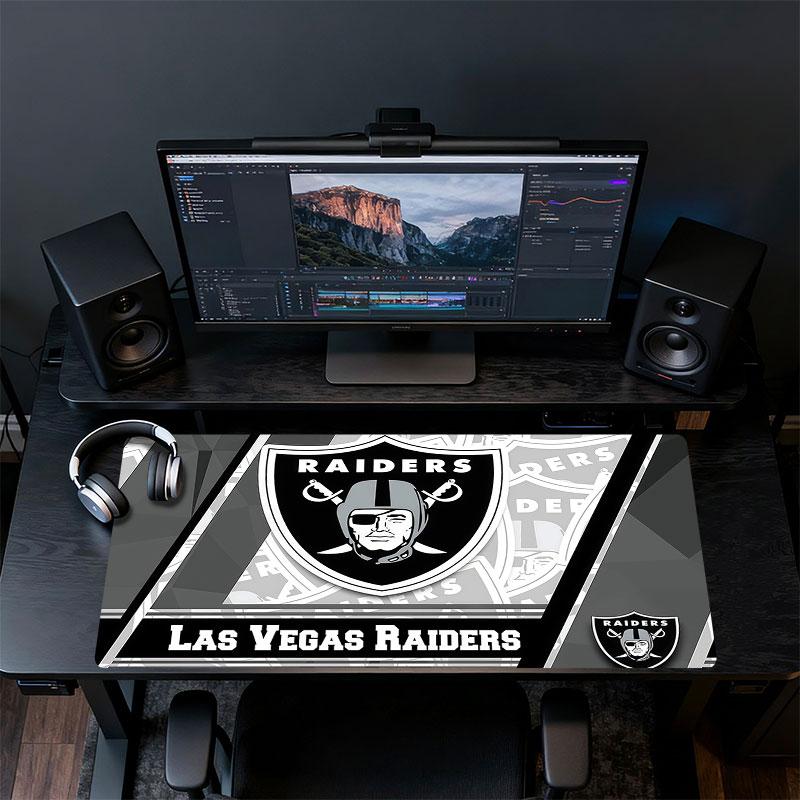 Raiders Mouse Pad, Large Gaming Desk Mat, Non-slip XXL Mousepad for Laptop & Tablet, Mini PC Playmat with Stitched Edges