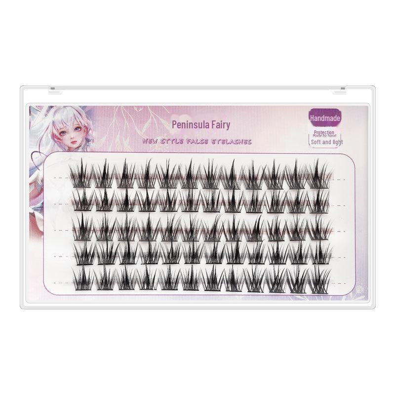 «Ленивая трилогия Подсолнух Белый Лунный свет Волшебная фея Сегментированные завитые ресницы»