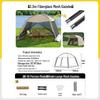Outdoor Mosquito Net Tent: Sunshade & Rainproof Pavilion for Camping & Courtyard Protection.