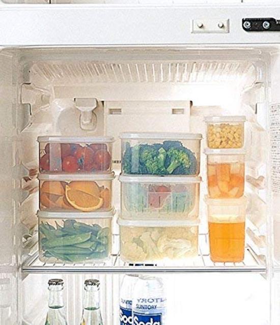 Iwasaki Kogyo антибактериальный контейнер для хранения продуктов питания NEO Keeper S прозрачный 360 мл набор из 5 шт. LSX361