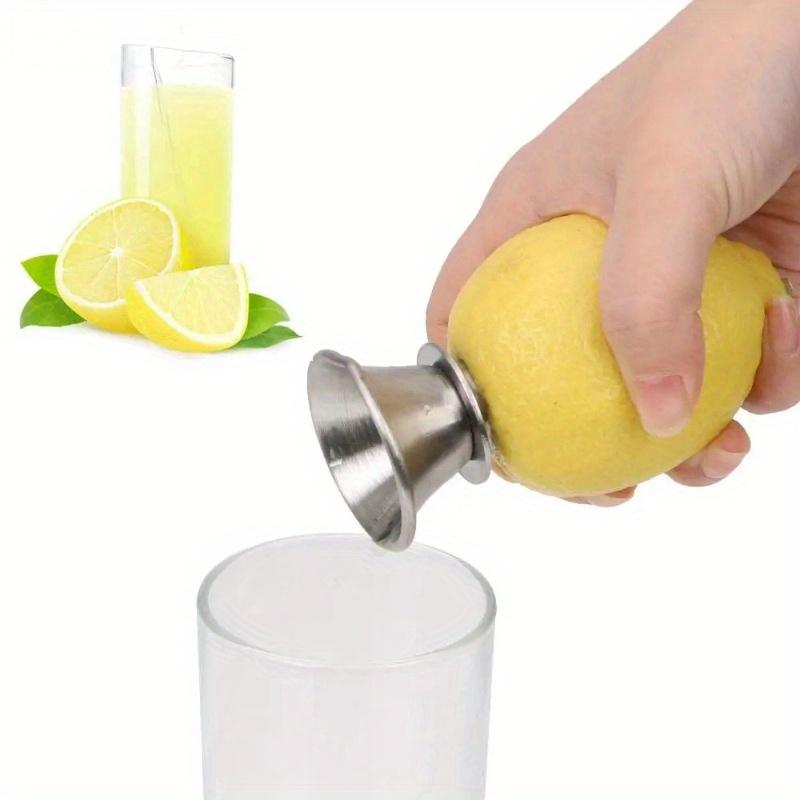Hand Juicer Pourer Screw Stainless Steel For Lemon Orange Limes Citrus Manually Lemon Squeezer Juice Squeeze Fruit Tool
