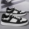 Mens's Casual Sneakers Luxury PU Leather Skateboard Shoes Fashion Patchwork Low Top Sports Shoes for Men 2024 New Trend Sneaker