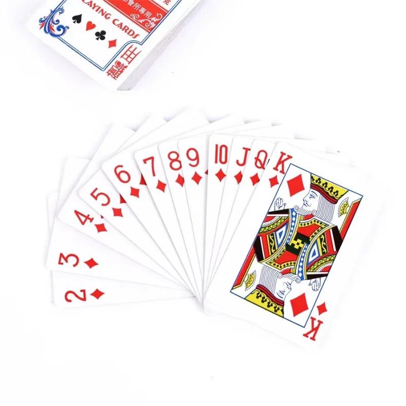 54 PCS/set of Red Playing Cards, 57X87mm Standard Game Card Set, Adult Magic Soha Entertainment Board Game