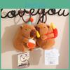 Capybara Toy Plush Cartoon Cute Stuffed Doll Room Decoration Kid Holiday Gift