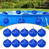 10 шт. Грузы для покрытия бассейна с крючками Подвесная сумка для плавания Высокоэффективный брезент