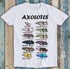 Axolotl Types Names List Best Seller Funny Meme Top Gift Tee T Shirt T1015