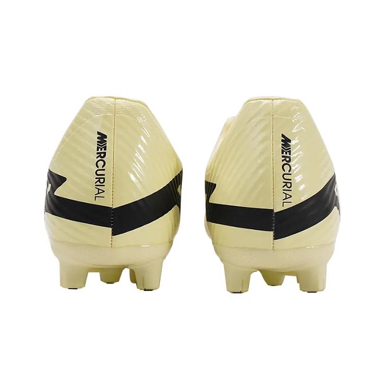 Nike Mercurial Vapor 15 Academy Hard Ground Low Top Soccer Cleats 'Lemonade Black' (Unisex) Soccer Shoes DJ5632 700