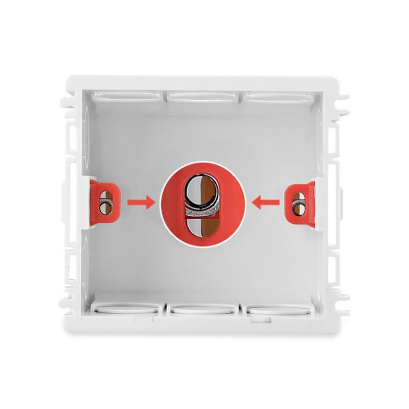 86*83мм Настенный выключатель Розетка Коробка для электроустановки Внутренняя коробка Для выключателей и розеток типа 86 Монтажная коробка