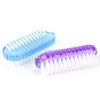 Plastic Nail Cleaning Scrubbing Brush Double Sided Hand Nail Brush Cleaner