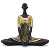 Resin Yoga Lady Showpiece For Home Decor & Office Decor (Set of 3),