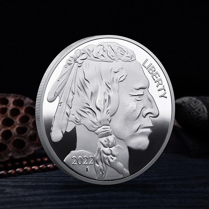 Indian 2019-2025 Multi-Year Commemorative Coins American Buffalo Gold-Plated Coins Commemorative Medal Coins