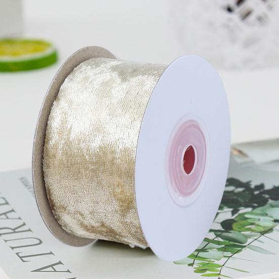 Односторонняя бархатная лента, 30 футов, красочная многофункциональная лента для рукоделия, цветочная композиция, украшение, романтический подарок, лента