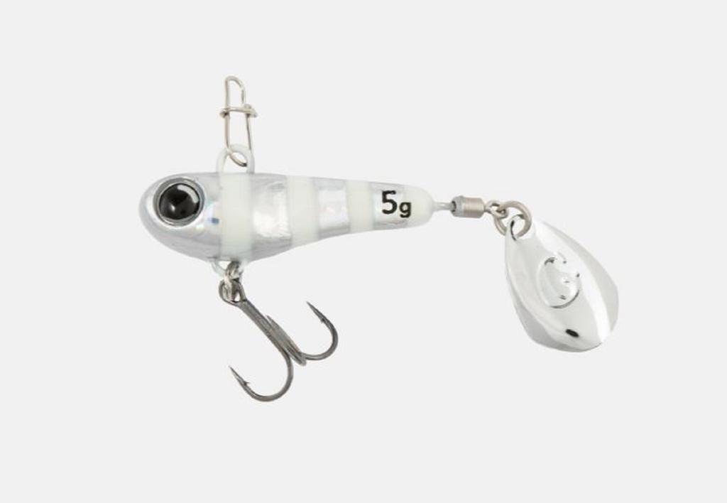 Jackall Good Meal Spin 40 мм 3 грамма тонущий блесна Magma Silver (4831)