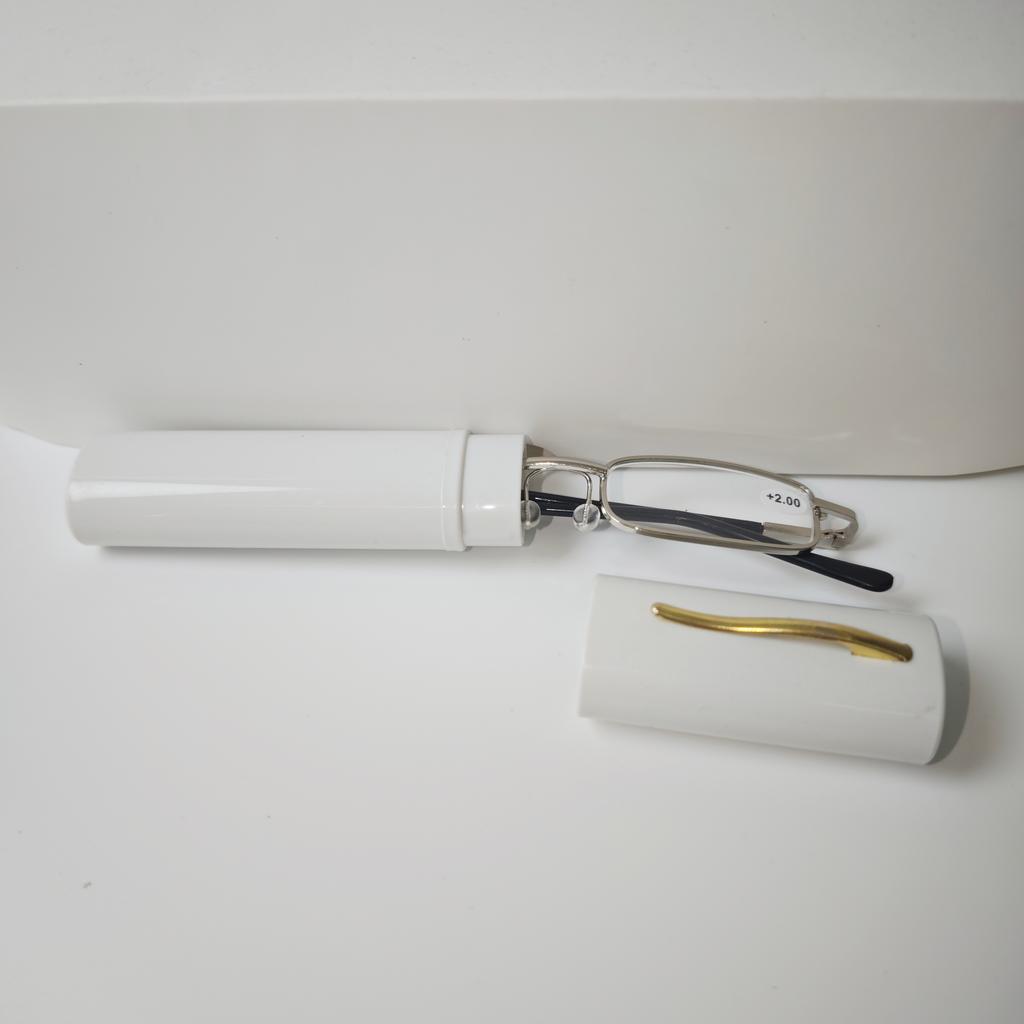 Мужской держатель для ручек Очки для чтения Ультралегкие Портативные Очки для пресбиопии Пружинная оправа Высокочеткие Очки с защитой от синего света