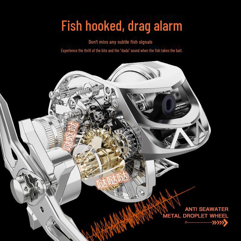 Ультра дальнобойная кастинговая катушка с защитой от перебегания, с глубокой/мелкой шпулей, для ловли на микро приманки