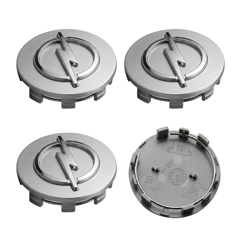 AAAYQ1 4Pcs 60mm Premium Logo Wheel Covers Wheel Center Hub Caps For Opel Astra j g Insignia Corsa d Vectra c Zafira a Auto Gadgets