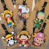 Японский мультфильм Аниме One Piece бирка для регистрации на рейс аксессуары Чоппер Луффи Зоро бирка для багажа очаровательная креативная кукла