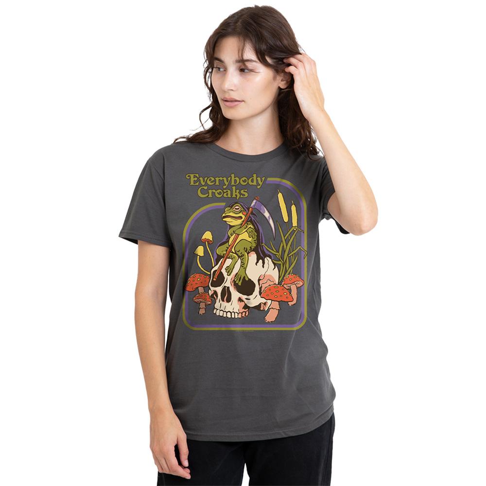 Steven Rhodes Womens/Ladies Everybody Croaks T-Shirt