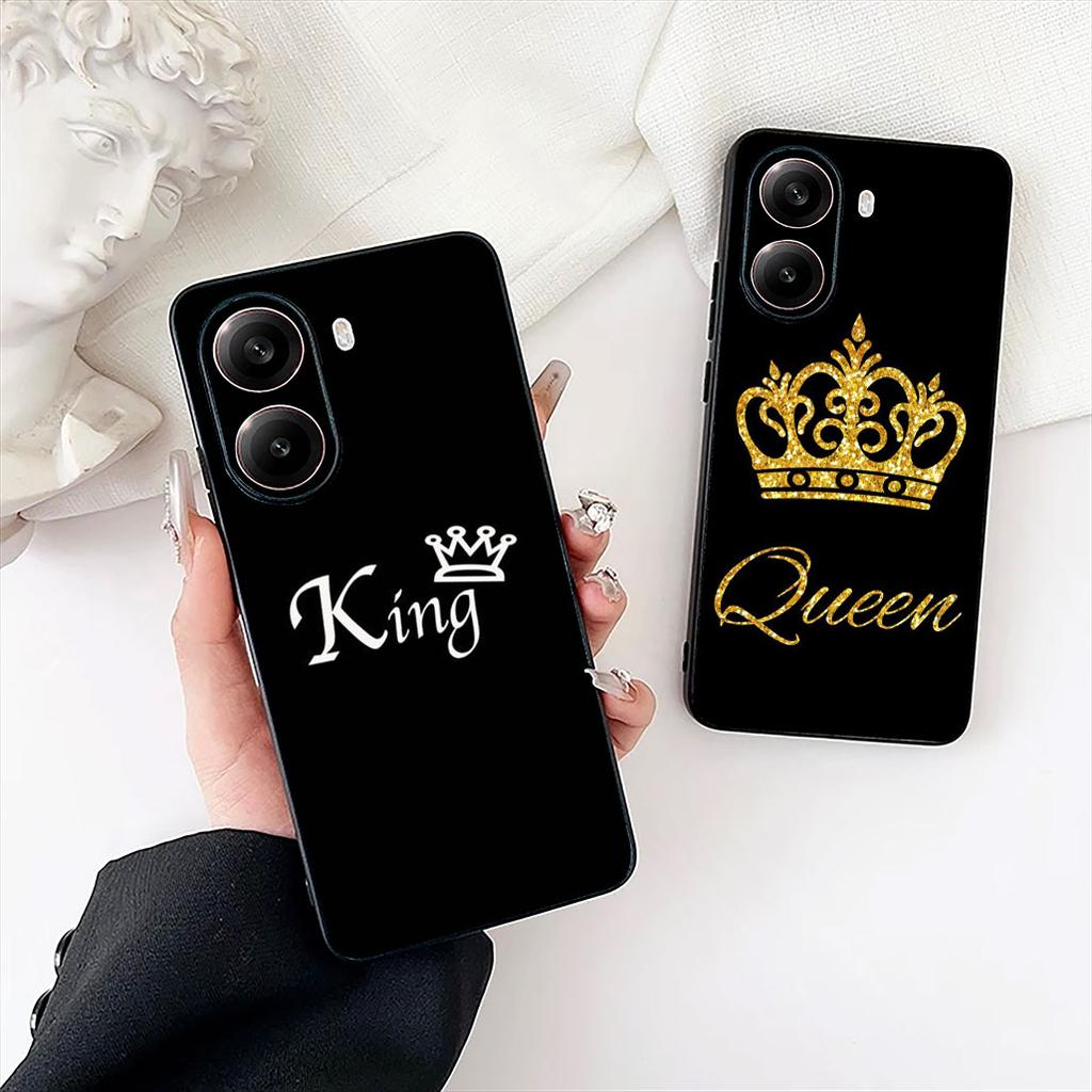 Чехол для телефона Король Королева Влюбленные Корона Принцесса для Samsung Galaxy Note 20 9 10 S8 S10 Lite S9 Plus A54 A53 A21S S10E A17