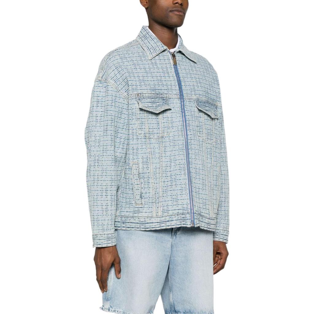 Givenchy 4G Motif Zip Up Shirt Jacket BM012N50P9-452