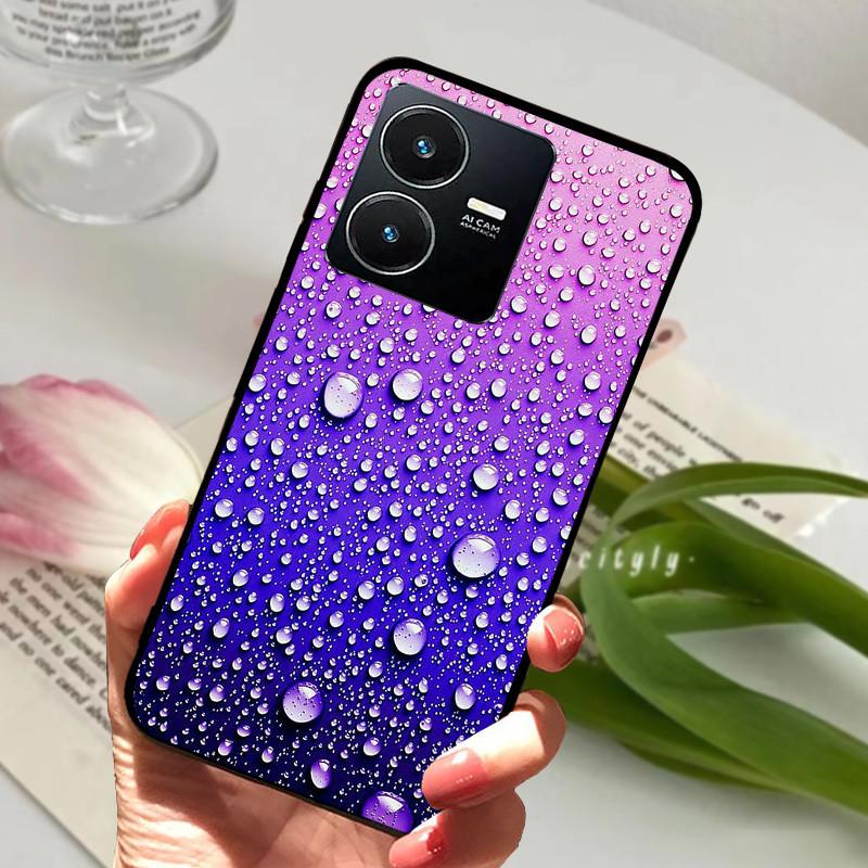 Для Vivo Y22S 2022 Чехол Ударопрочный Мягкий ТПУ Силиконовый Чехол для Телефона Для Vivo Y22 Y 22 V2207 Y22S V2206 Funda Capa Мультяшный Vivoy22