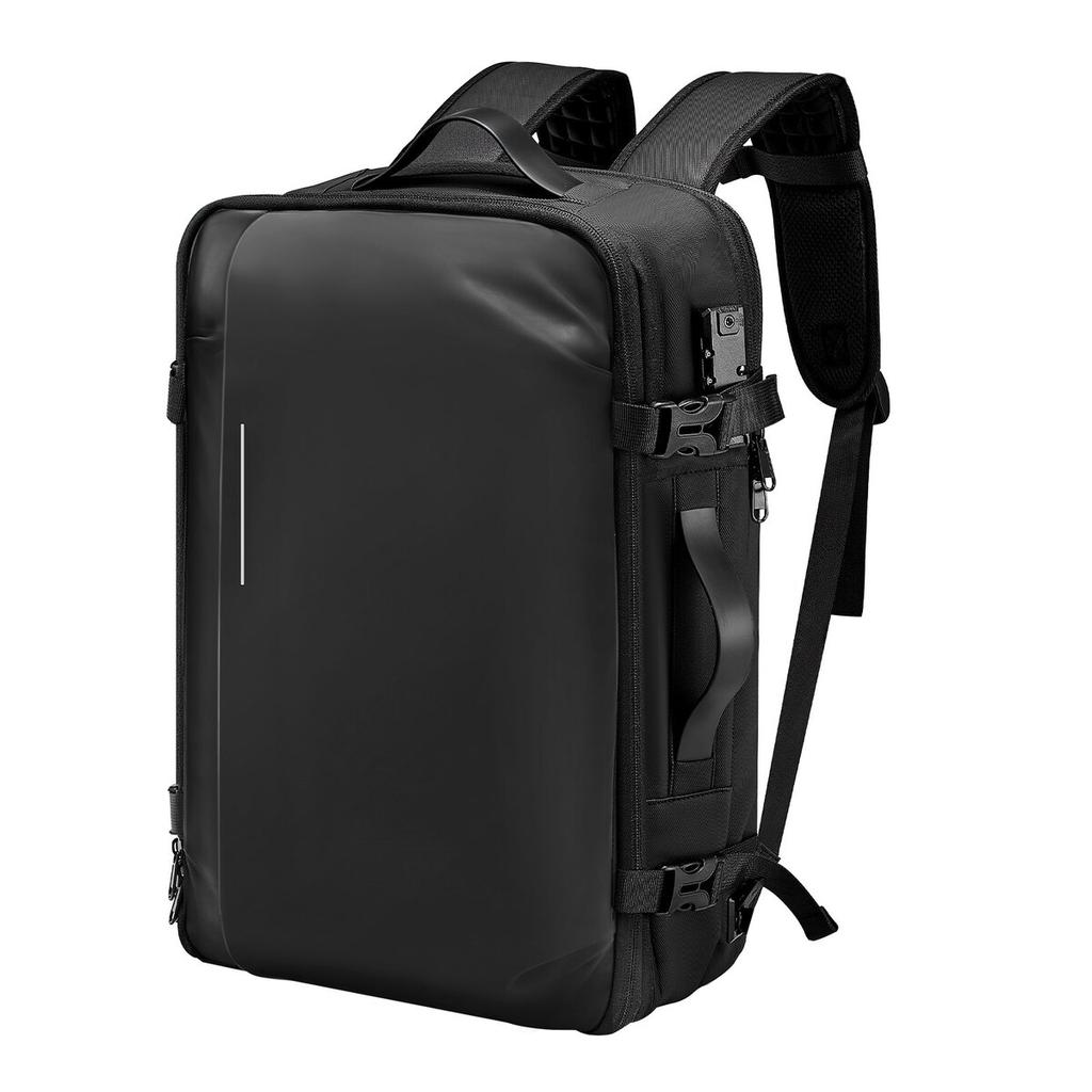 Vacuum Travel Backpack, 65L, Expandable Vacuum Seal Compression Travel Backpack with Pump, with TSA-Approved Lock, Airback Vacpack, Water-Resistant