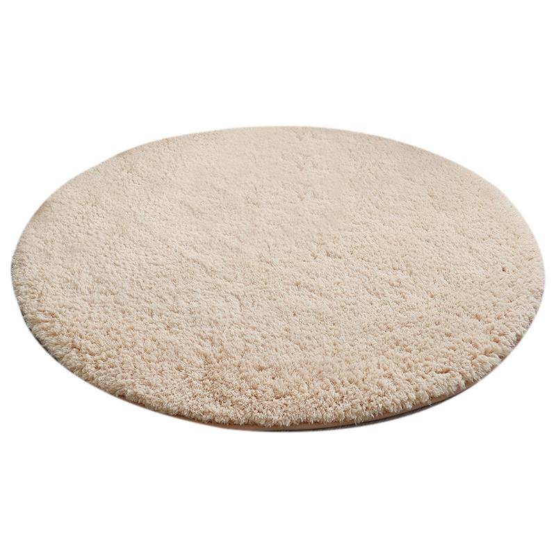 Plush Round Rug For Floor Living Room Nordic Round Mat Plush Area Carpet Shaggy Rug For Room Decor Prayer Mat Tapetes De Quarto