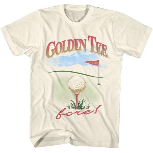Golden Tee Fore Natural TShirt Unisex T-Shirt