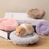 Soft Hamster Nesting Mat Plush Sleeping Mat New Pet Bed Cushion  Hamster Hedgehog Chinchilla Rabbit