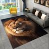 Новый 3D-коврик Dream Lion Animal, большой ковер для гостиной, спальни, дивана, коврик для украшения, детский нескользящий напольный коврик