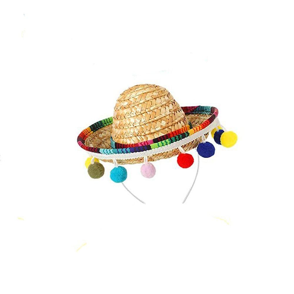 Party Supplies Performance Props Festival Headdress Mexican Hat Sombrero Headbands Hair Hoops