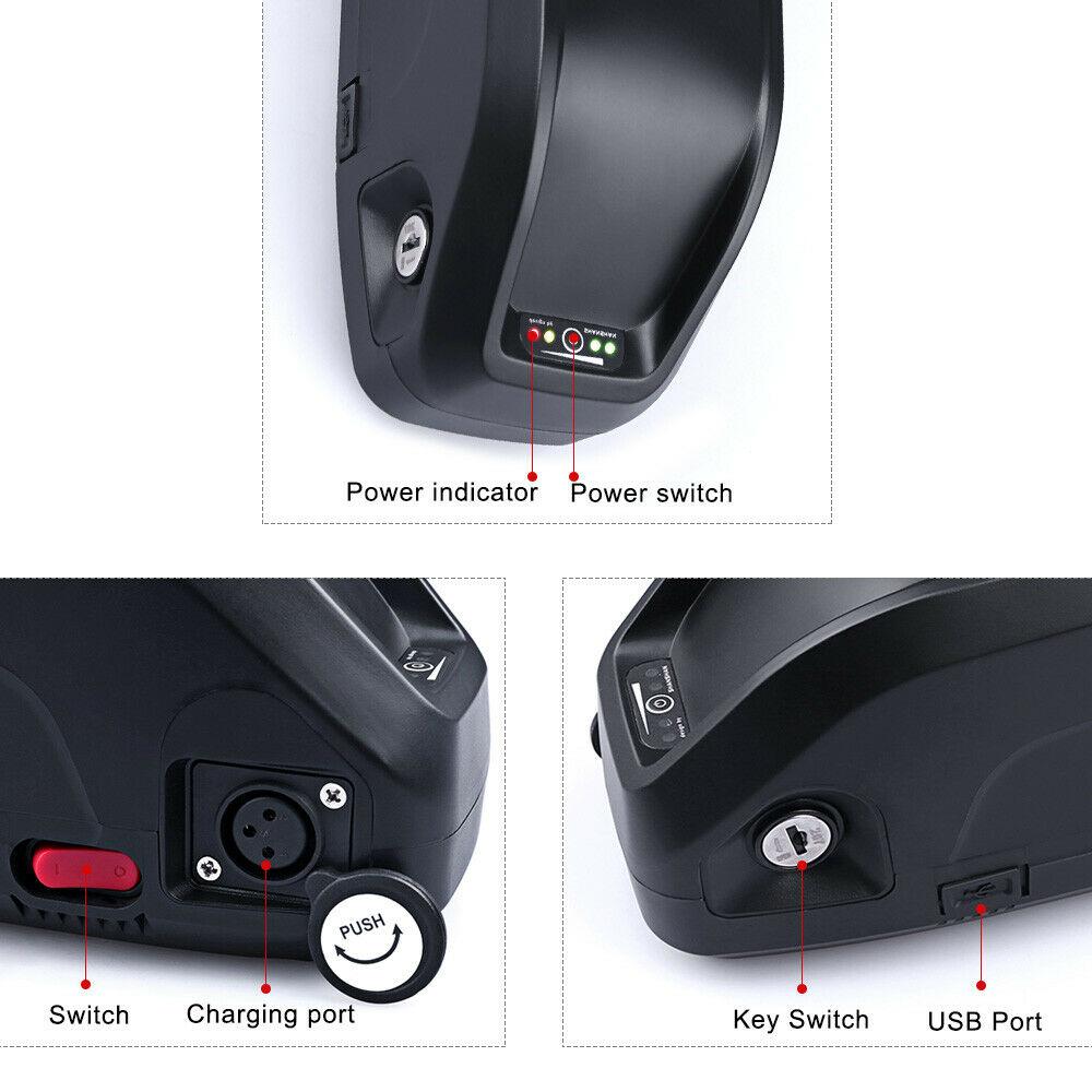 Аккумулятор для электровелосипеда 48 В, 20 Ач, 36 В, 20 Ач, литий-ионный аккумулятор для электрического велосипеда, 18650 ячеек, подходит для электровелосипеда, двигатель Bafang, 750 Вт, без пошлины