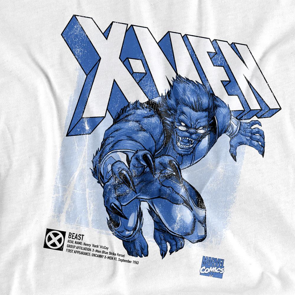Marvel Унисекс футболка для взрослых X-Men Beast
