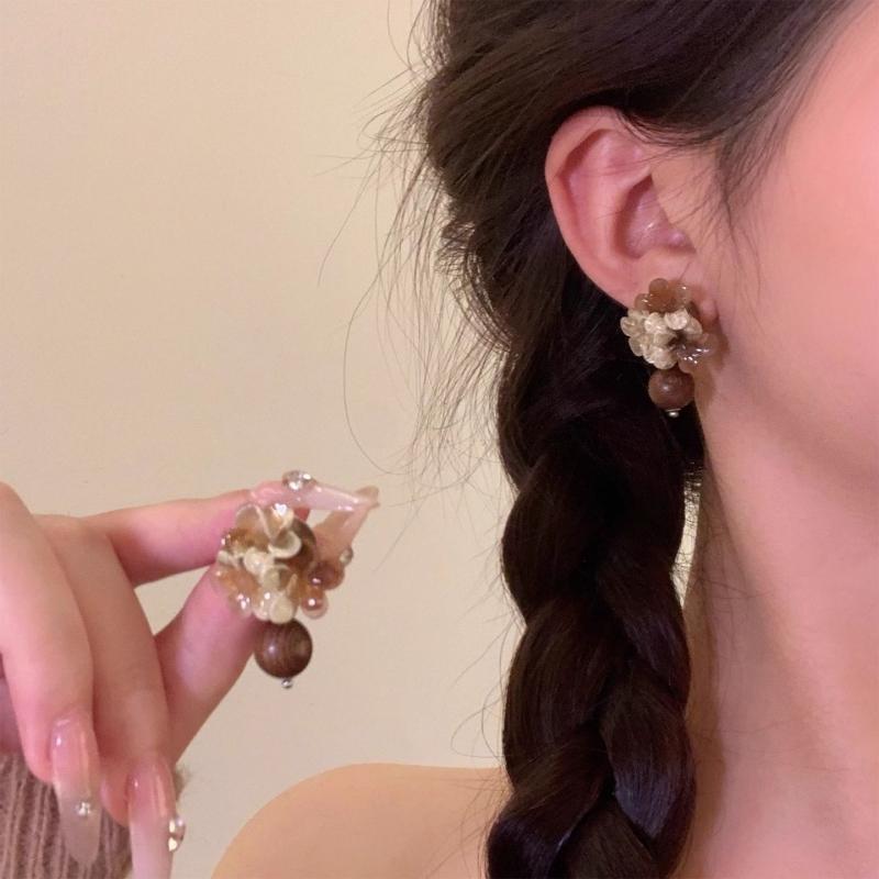 Maillard Design Минималистичный круглый кулон с камнем «тигровый глаз», серьги-пусеты для готических девушек, новые аксессуары, модная бижутерия