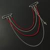 Women Elegant Luxury Pearl Pin Corsage Vintage Multi-Layer Long Tassel Chain Brooch Safety Pins Party Jewelry Gift