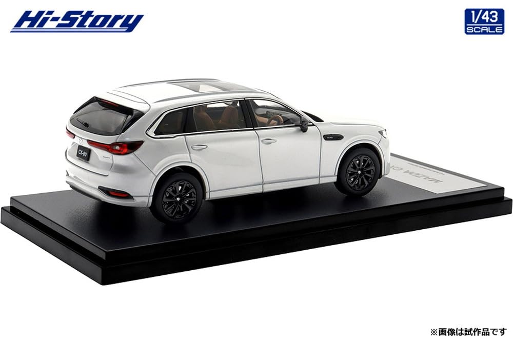 Inter Allied Hi Story MAZDA родий белый премиум металлик готовый продукт HS494WH 1/43 CX-80 (2024)