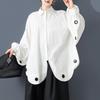 Рубашки и блузки с длинным рукавом большого размера для блузок Повседневные свободные топы весна-осень женские рубашки на пуговицах
