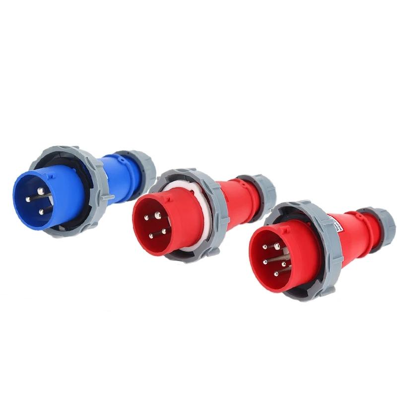 Промышленный разъем Мужской Женский разъем 3P/4P/5Pin Электрический разъем 16A 32A IP67 Водонепроницаемая настенная розетка 220V 380V
